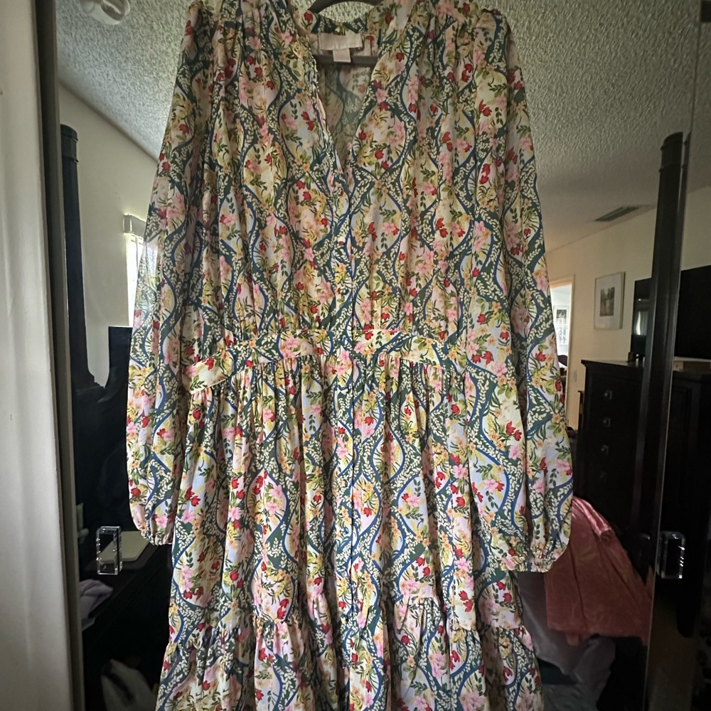 Floral Long Sleeve Dress